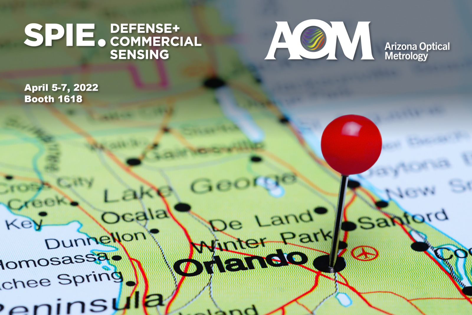 AOM to exhibit freeform metrology at SPIE DCS 2022, booth 1618