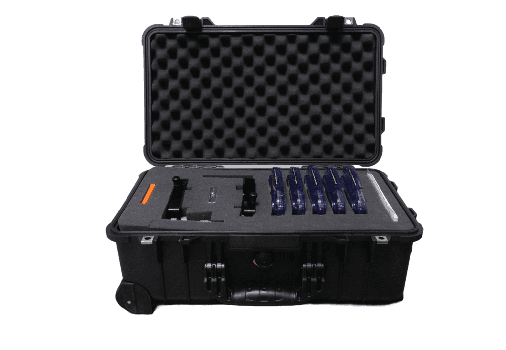 Pelican case holding contents of CGH kit